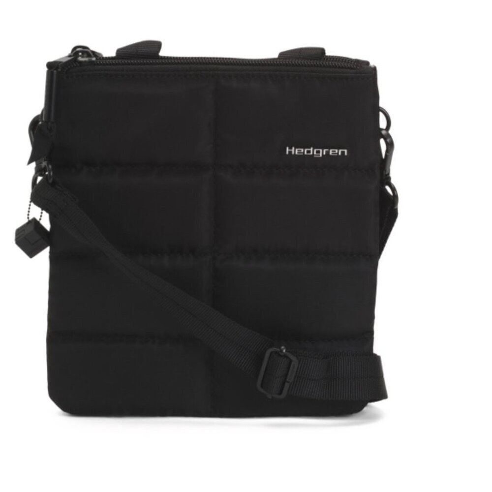 Hedgren Bethel Crossbody Bag Purse Black Sustainable Nylon Quilted Nordstrom